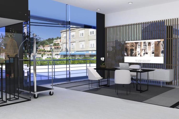 Reception area